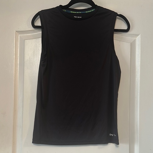 Tek Gear Black Cotton Blend Tank Top - Picture 1 of 7